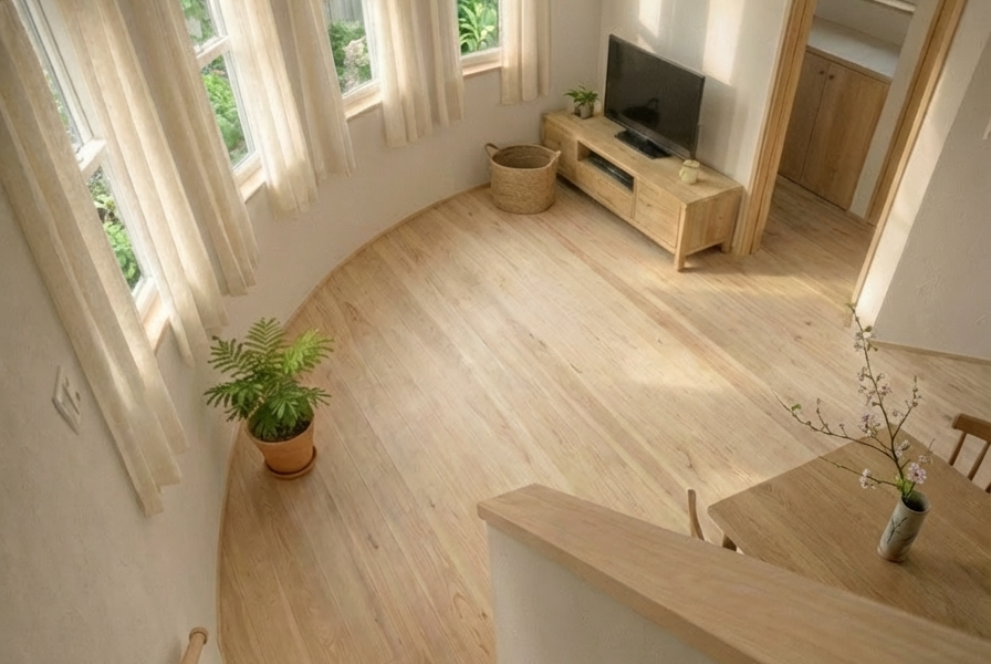 パノラマリビングルームのある 区分所有・分譲販売会