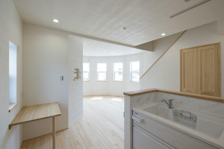 パノラマリビングルームのある 区分所有・分譲販売会